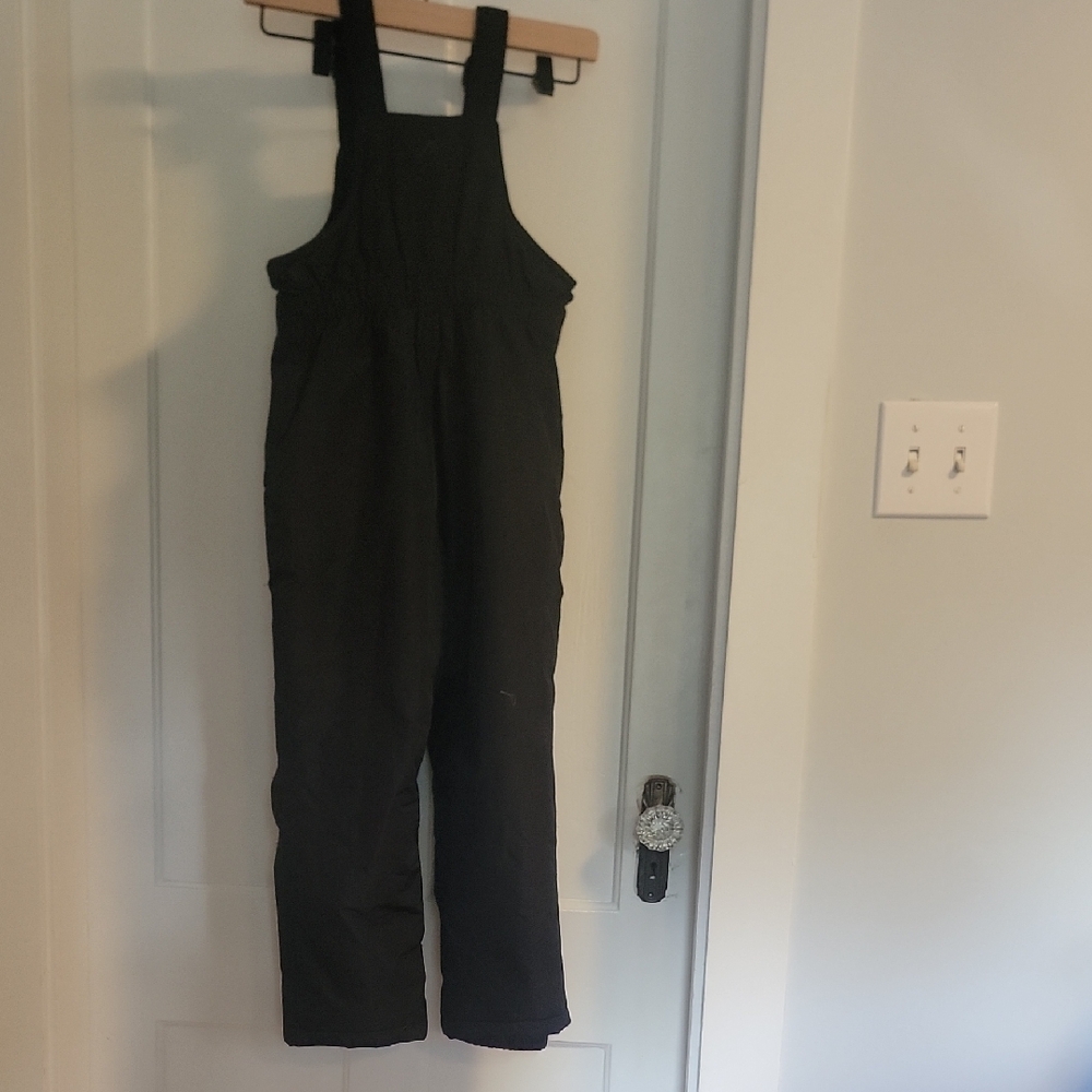 Stylish Black Kids' Jumpsuit Snow Pants - Picture 3 of 3